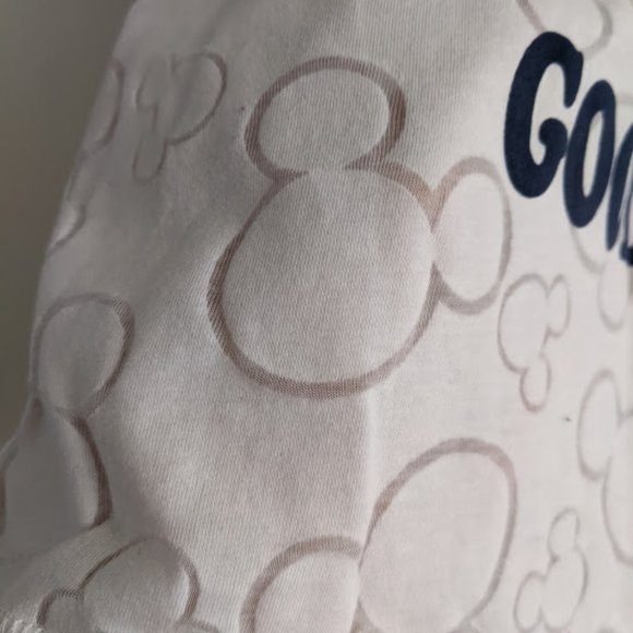 Disney White Good Vibes Mickey T-Shirt Size S - Picture 3 of 7